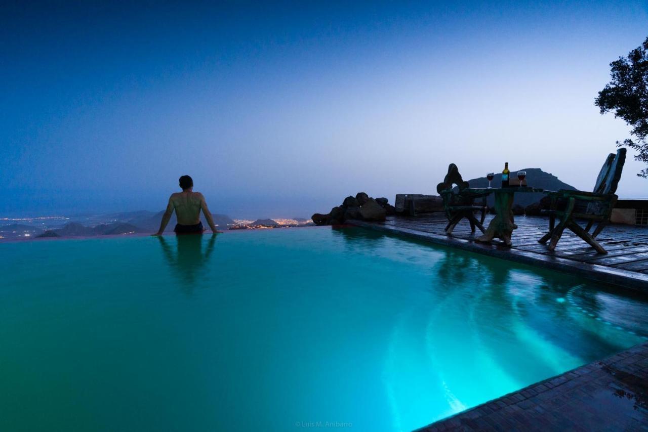 Historic Canarian House, Private Heated Infinity Pool, Bbq, Wifi + Panoramic Ocean Views Arona  Dış mekan fotoğraf